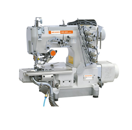 MS008-04085P/VWL:4-needle basic type with front tightening belt and belt feeding device